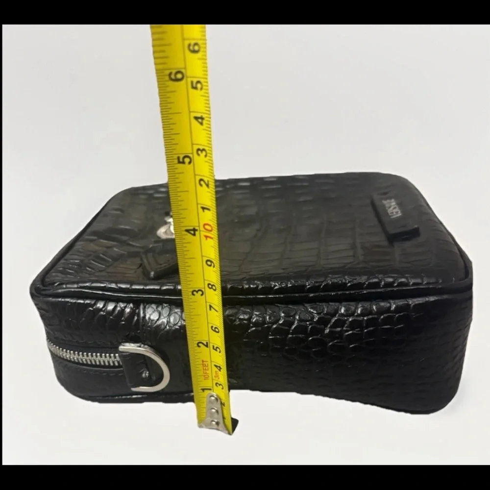 Versace Medusa Biggie crocodile-embossed crossbody bag $1400